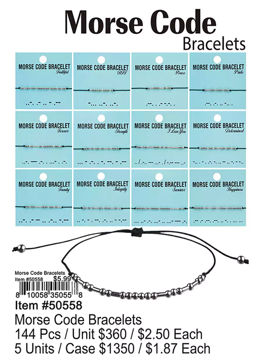 Morse Code Bracelets